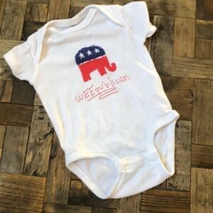Rabbit Skins Cotton WEEpublican onesie